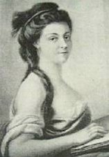 Sophie Condorcet, wife of French philosophe Marquis de Condorcet, a leading Parisian lady who hosted salons for the philosophes hammering out what we know as Enlightenment values today